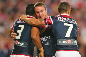 James Maloney tasted defeat in the 2011 grand final against Manly while playing for the Warriors. Photo /Getty Images