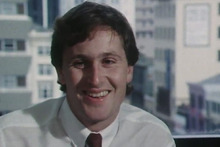 John Key as a 25-year-old foreign exchange dealer.