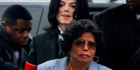 Katherine Jackson and Michael Jackson. Photo / AP