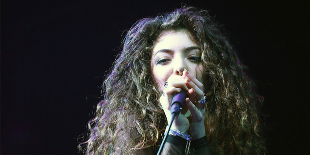 Lorde performing at Vector Arena. Photo / Chris Loufte