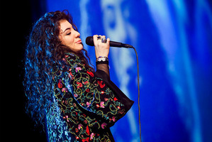 Lorde performing at Vector Arena. Photo / Chris Loufte