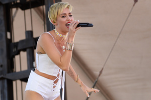 Miley Cyrus has found a friend in former Beatle Paul McCartney. Photo / AP