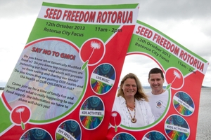 Denise La Grouw and Alan Solomon have organised a family-friendly event to educate. Photo / Stephen Parker
