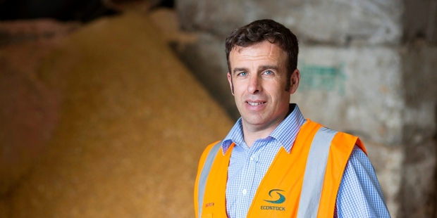 Andrew Fisher has owned EcoStock for six years and picks up food waste from 70 companies.