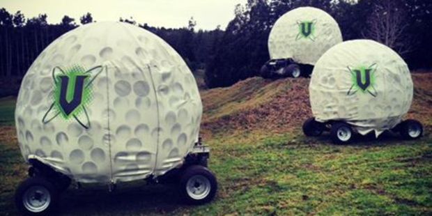 The V Energy Battle Carts. Photo / Facebook (Venergynz)