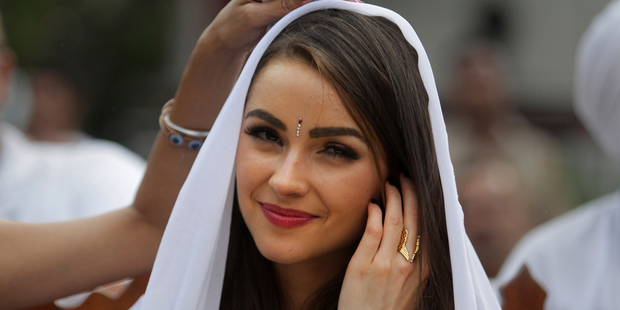 Olivia Culpo. Photo / AP