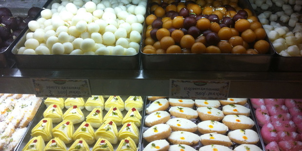 Delicious sweet treats in India. Photo / Nici Wickes