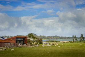 This home boasts beautiful views of Ambury Regional Park and the Manukau Harbour. Photo: James Russell