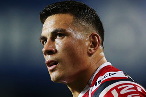 Sonny Bill Williams will stick with rugby league and the Roosters next year after informing the NZRU and Chiefs he won't be returning to rugby in 2014. Photo / Getty Images.