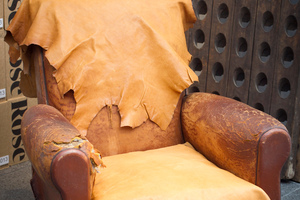 Antique French chair. Photo / Natalie Slade.