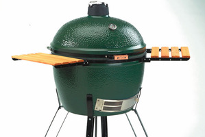 Big Green Egg Barbeque. Photo / Supplied.