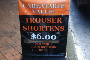 "I wonder how much extra it costs if you've got a fancy bottom?" asks Peter Taylor.