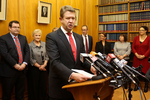 Labour leader David Cunliffe said the personal details of almost 100,000 Kiwis had been accidentally released under the National Government. Photo / Getty Images