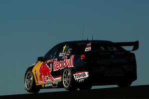 Jamie Whincup on his way to his first pole position at Mount Panorama. Photo / Getty Images