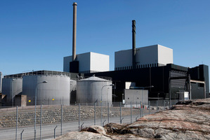 Oskarshamn nuclear power plant in Oskarshamn, southeastern Sweden. Photo / AP
