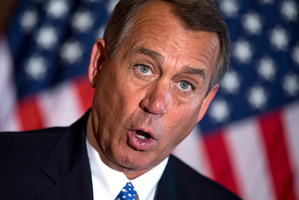 Speaker of the House Rep. John Boehner. Photo / AP