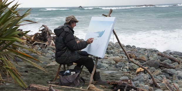 Robert Long aka Bean Sprout hermit resident of Gorge River Haast from 'This Town'.