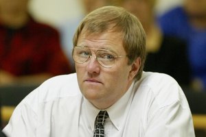 Mark Lundy at his 2002 trial. File photo / Mark Mitchell