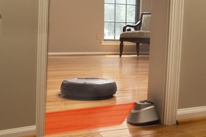 The Roomba vacuum cleaner by iRobot.