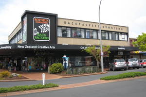 The backpackers is centrally situated at 1189-1193 Fenton St, Rotorua.