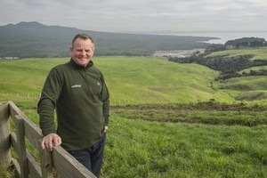 Photo: Ted BaghurstRick Braddock biologically farms Motutapu Island in the Hauraki Gulf.