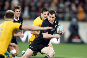 Ben Smith in action against the Wallabies in Wellington. Photo / Mark Mitchell