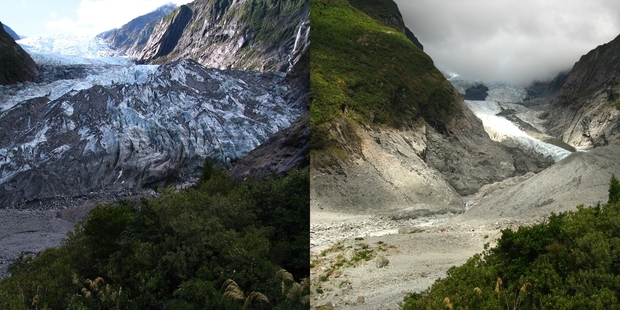 Franz Josef Glacier. Photo / Greymouth Star