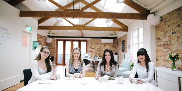 Verity Craft, Angela Lees, Christina Wedgwood and Sarah Hitchings of Intelligent Ink.