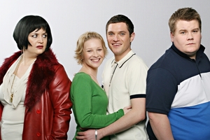 The cast of popular British comedy Gavin and Stacey. PHOTO/SUPPLIED