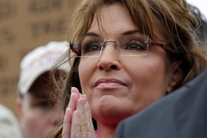 Former Alaska Governor Sarah Palin was among Tea Party activists in Washington yesterday. Photo / AP