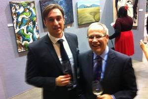 Luigi Wewege (left, with Mayor Len Brown) is said to be always keen for a photo opportunity with anyone important.