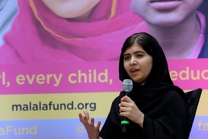 Malala Yusufzai intends to visit the US and tell President Barack Obama to stop bombing her country. Photo / AP