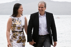John Palino - pictured with Rose Li - was not responding yesterday to calls about the Brown affair. Photo / Greg Bowker