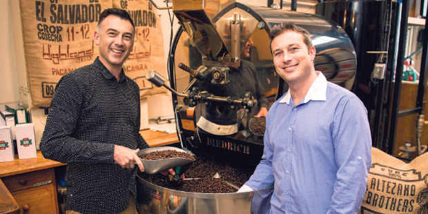 Richard and Tim Goatley are the faces of Altezano Brothers. Photo / Jason Burgess