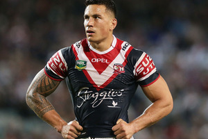 Sonny Bill Williams will return to rugby in 2015 after completing his second season with NRL premiers the Sydney Roosters, the cross-code superstar announced today. Photo / Getty Images.