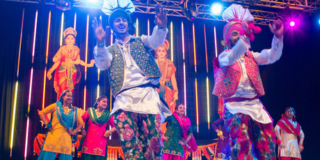 Performers at the Diwiali festival. Photo / Gareth Cooke