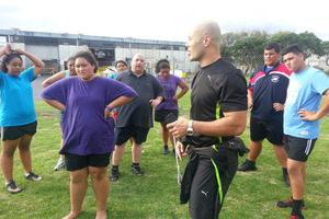 Monty Betham set up Steps for Life Foundation to help educate obese children about weight management.