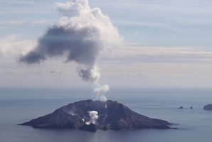 White Island, off the Bay of Plenty coast.