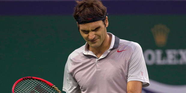 The defeat hurt the 32-year-old Federer's chances of qualifying for the season-ending ATP Finals. Photo / AP