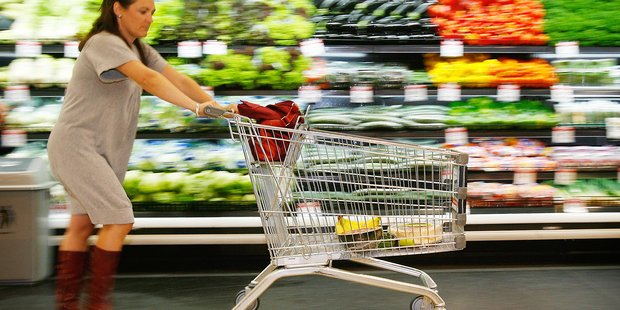 The rising cost of fresh vegetables and petrol helped push annual inflation to 1.4pc. This has firmed up expectations of an official interest rate hike early next year. Photo / Greg Bowker