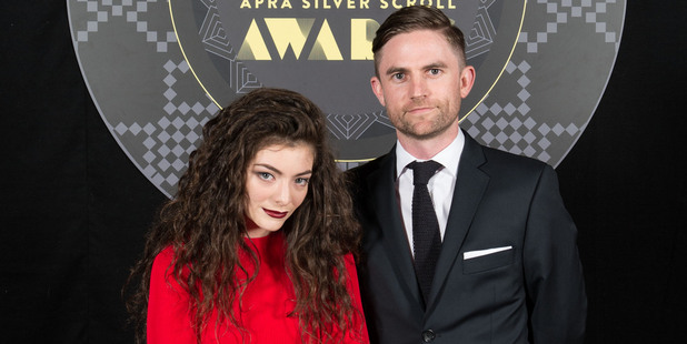 Lorde with Joel Little.