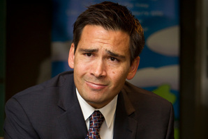 Simon Bridges and John Campbell are at odds over a public debate.