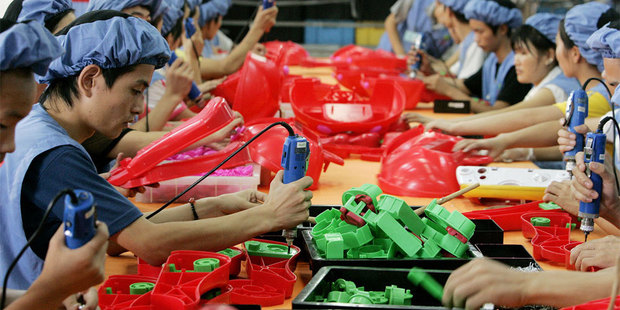 China's GDP has risen for the first time in three quarters.