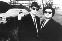 Dan Aykroyd and John Belushi in The Blues Brothers.