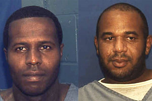 Charles Walker and Joseph Jenkins were mistakenly freed from a Florida prison. Photo / AP