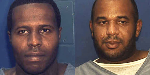 Charles Walker and Joseph Jenkins were mistakenly freed from a Florida prison. Photo / AP