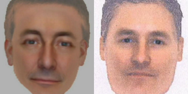 Undated efit images believed to be of the same man seen in Praia da Luz at the time of Madeleine McCann's disappearance. Photo / Metropolitan Police