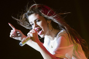 Selena Gomez in concert. Photo / AP