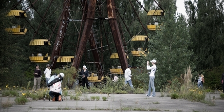 A playground in the deserted town of Pripyat, 3km from the Chernobyl nuclear power plant. Photo / Creative Commons image by Flickr user marcofieber