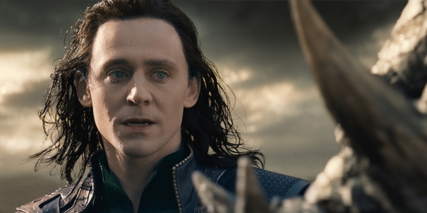 British actor Tom Hiddleston as Loki in the new 'Thor' movie.